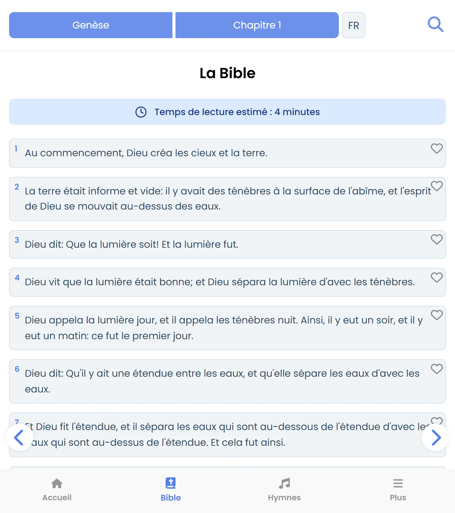 Bible tablette Bible Louanges