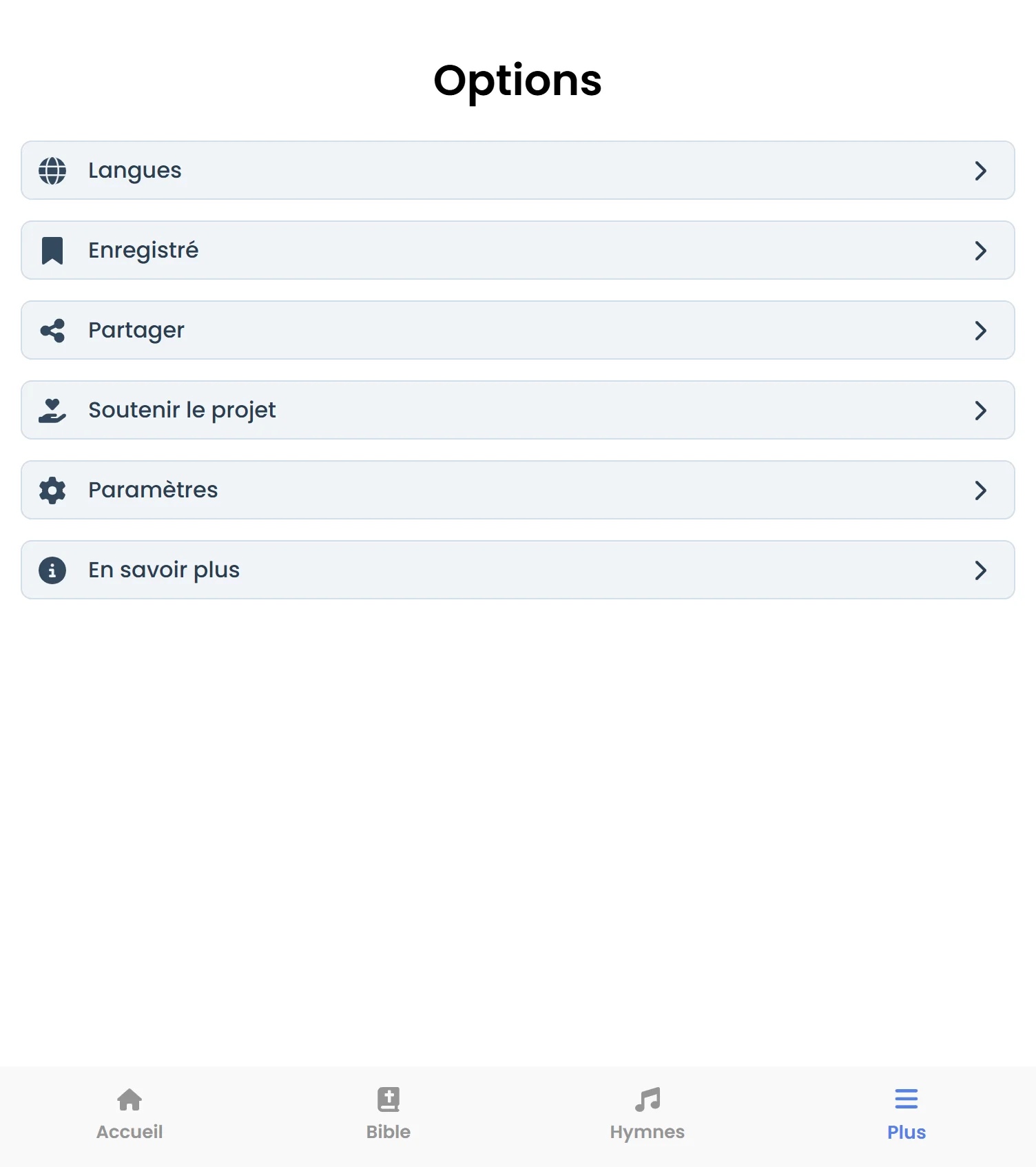Plus tablette Bible Louanges