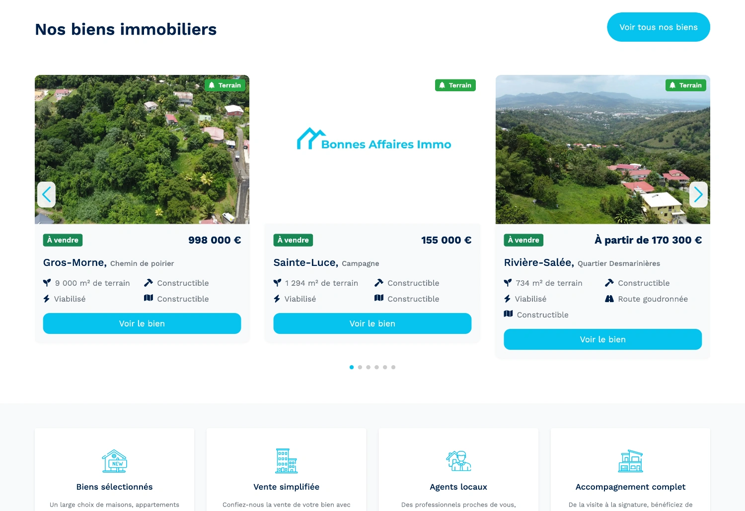 Catalogue desktop Bonnes Affaires Immo