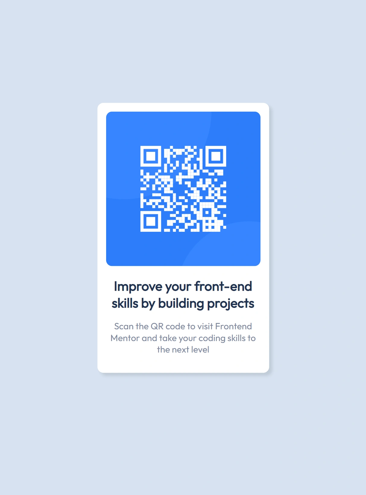 Version tablette Carte QR Code 1