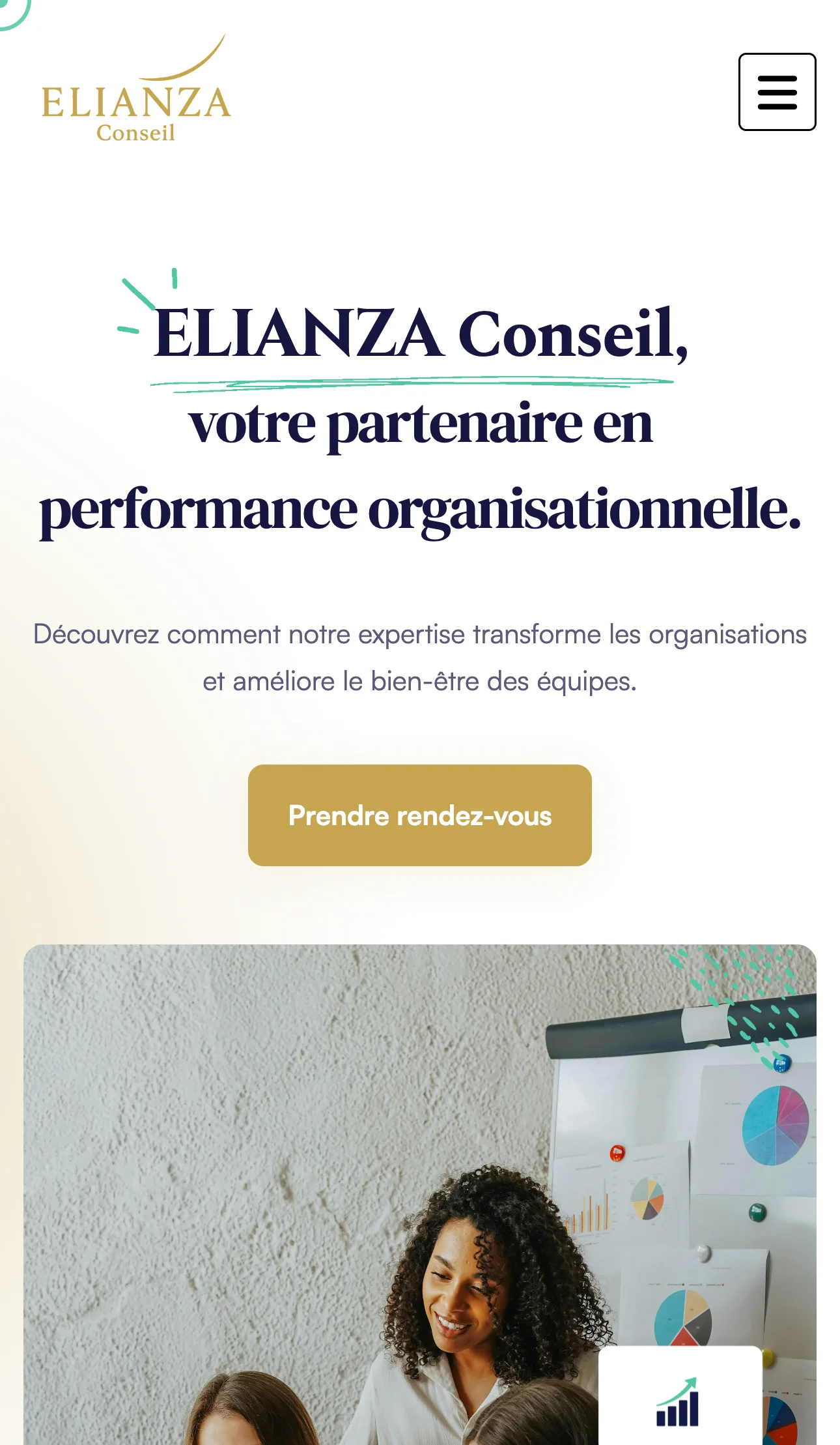 Accueil mobile Elianza Conseil
