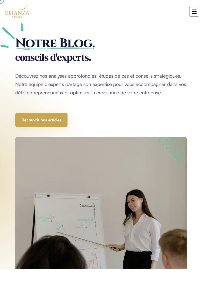 Fiche service tablette Elianza Conseil