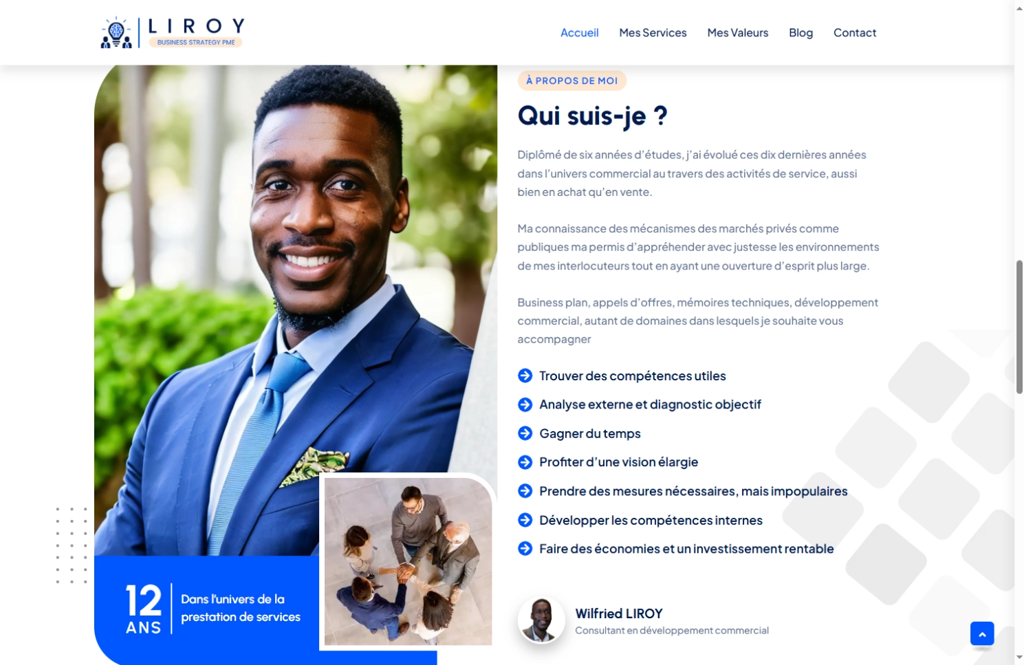 Liroy Business Strategy PME desktop content