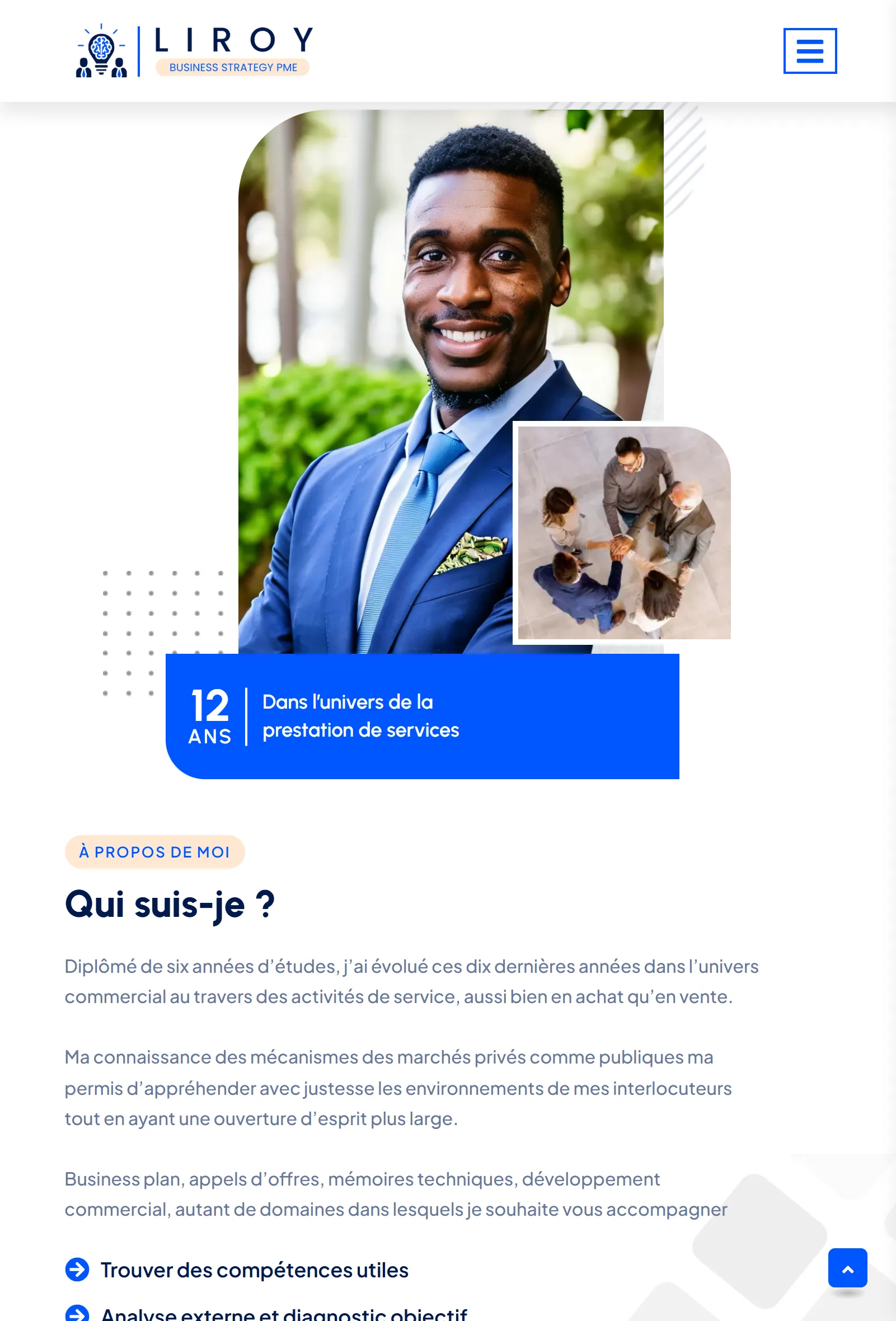 Liroy Business Strategy PME tablet services