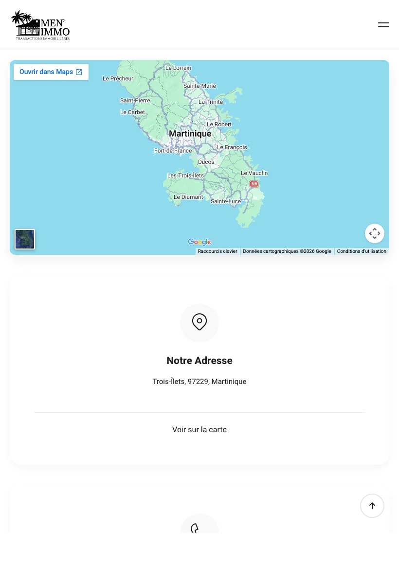 Contact tablette Men'Immo