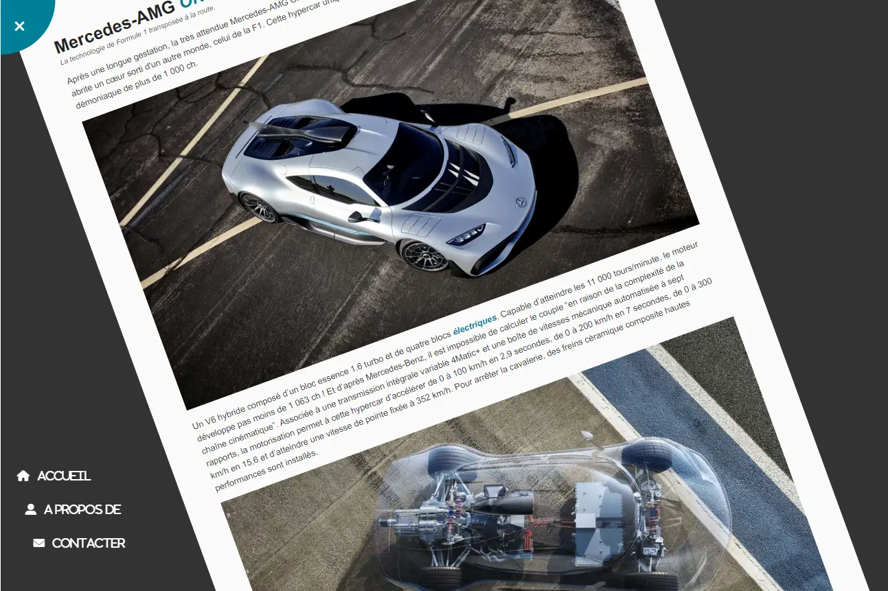 Version desktop Navigation Rotative 1